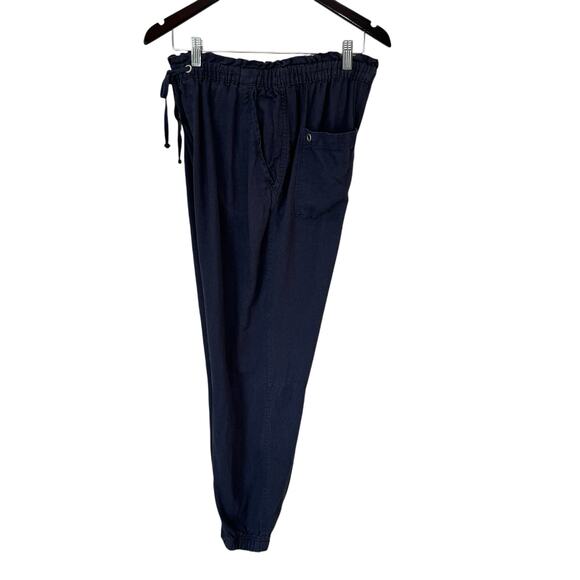 SANCTUARY Blue Linen Solstice Jogger Pants Size L - Picture 3 of 9